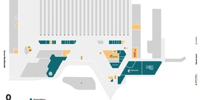 Kaart van het centrale treinstation van napels