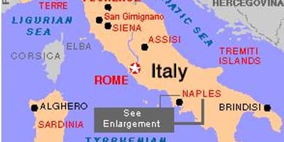 Napels in italië kaart bekijken